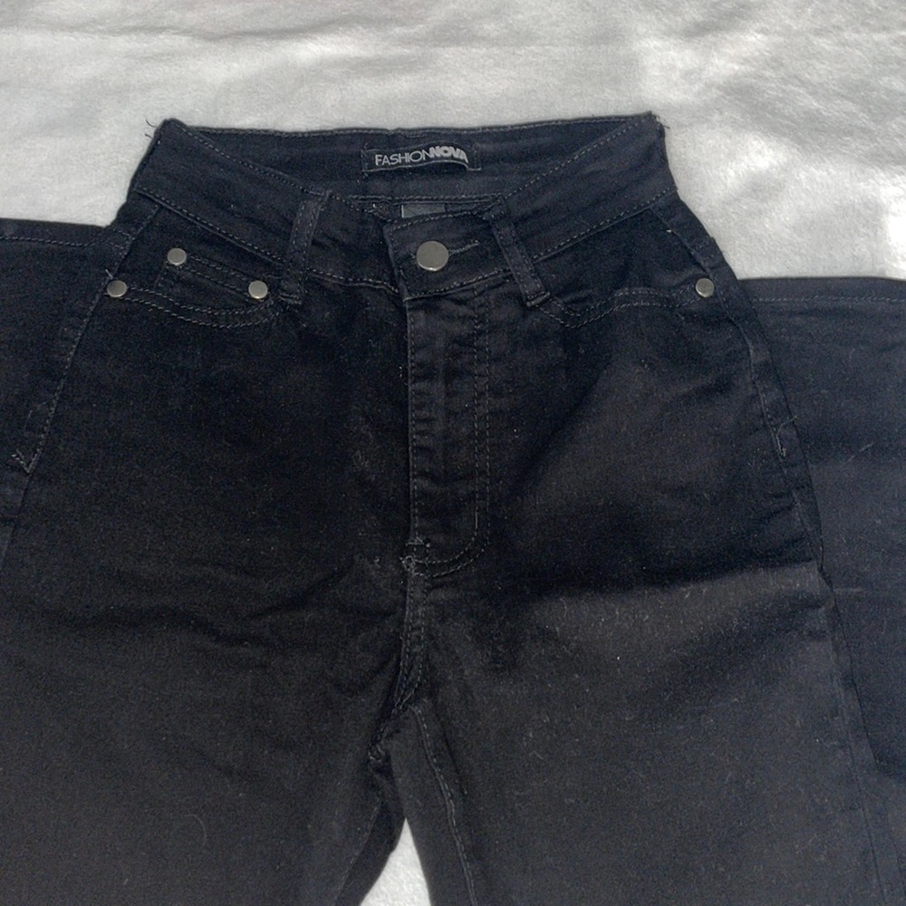 Black High Risky Skinny Jeans